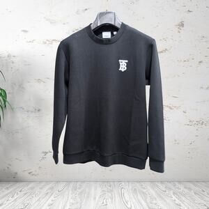 Burberry Embroidered Crew Neck Sweatshirt